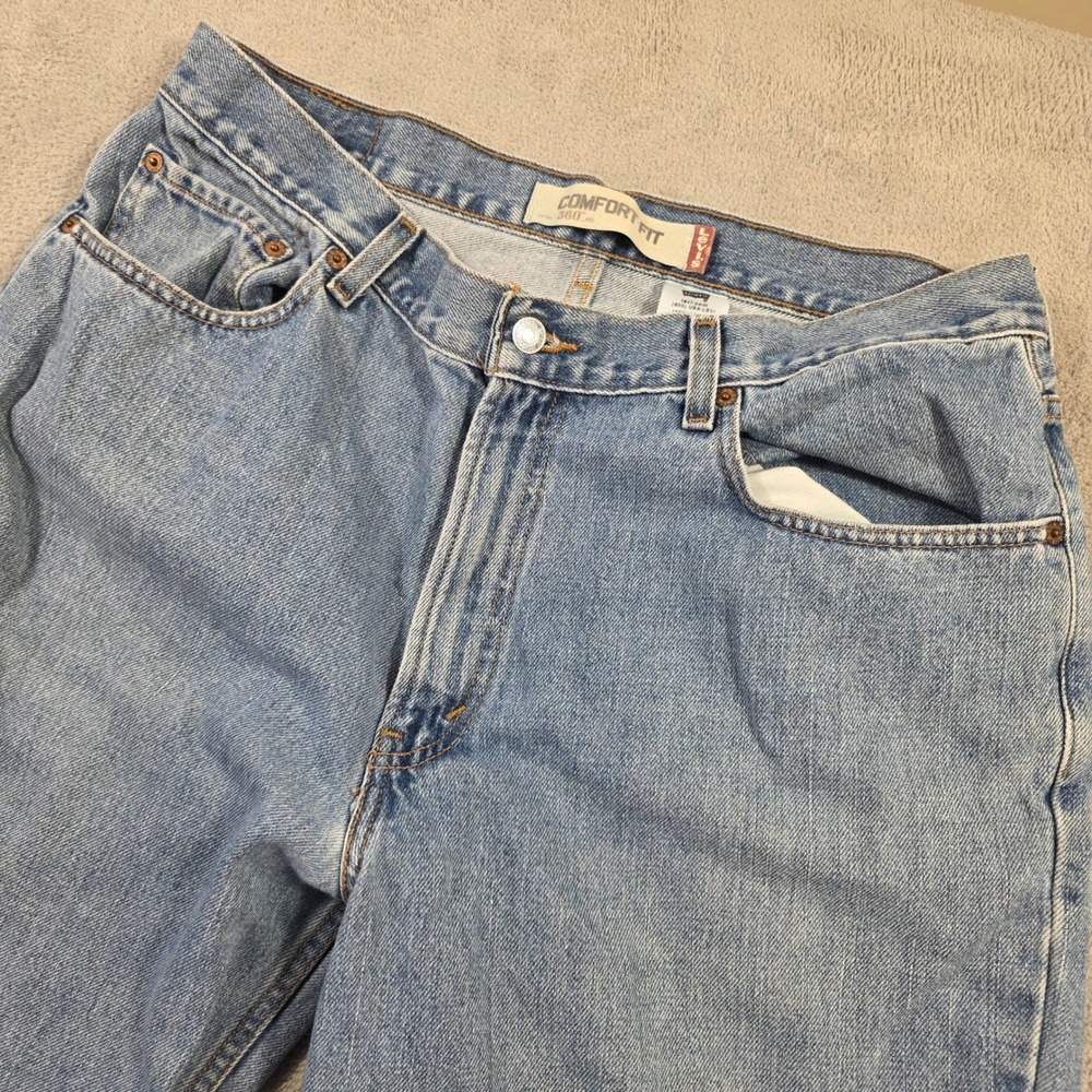 Levi 560 Jeans Mens 36x32 (Fits 36x30) Blue Comfort Fit Y2K Skater Denim